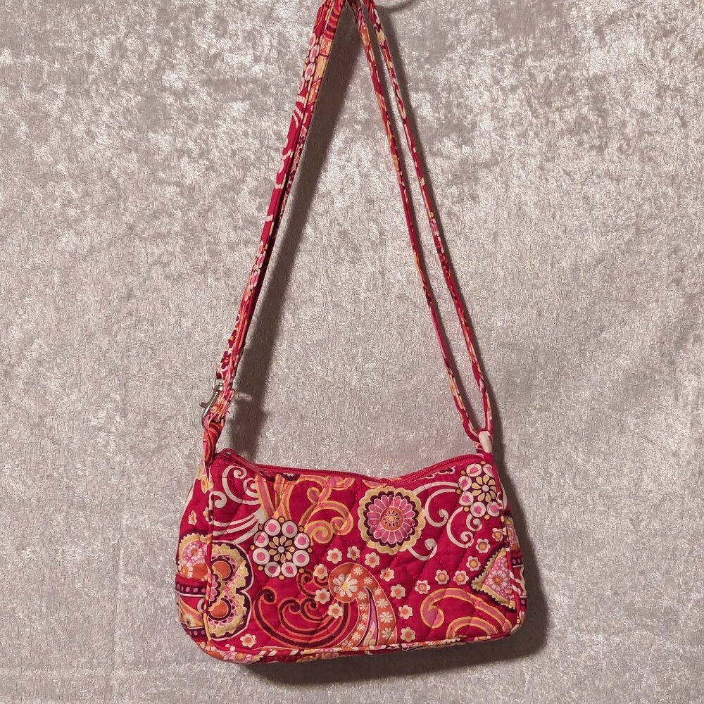 Vera Bradley Raspberry Fizz Pink Paisley Small Purse - Retired